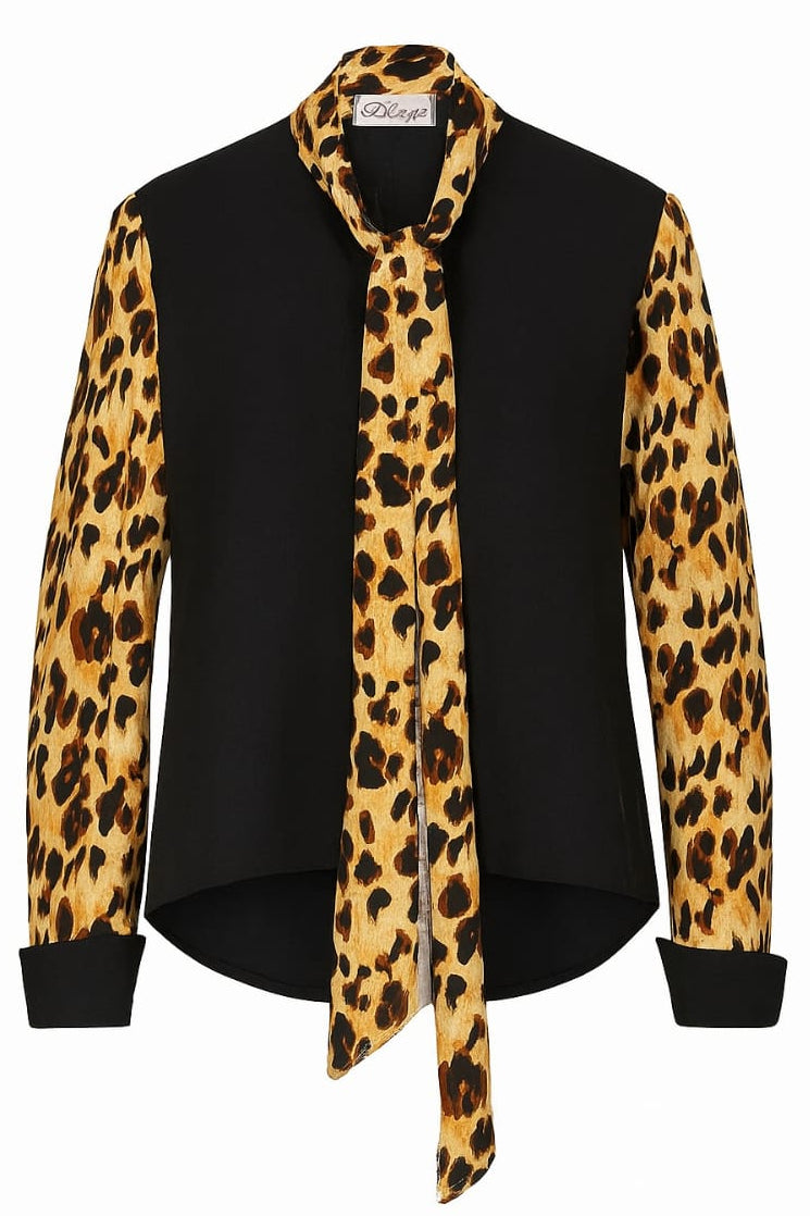 Wild Chic Black Leopard Shirt