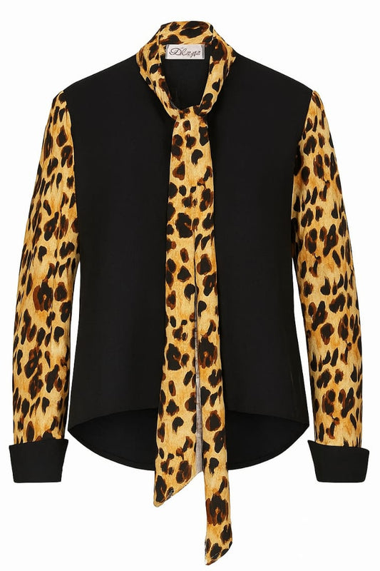 Wild Chic Black Leopard Shirt